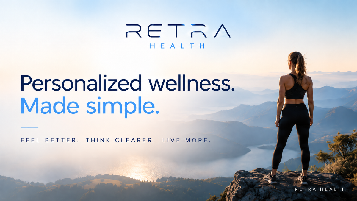 Cover of the Retra Health launch presentation